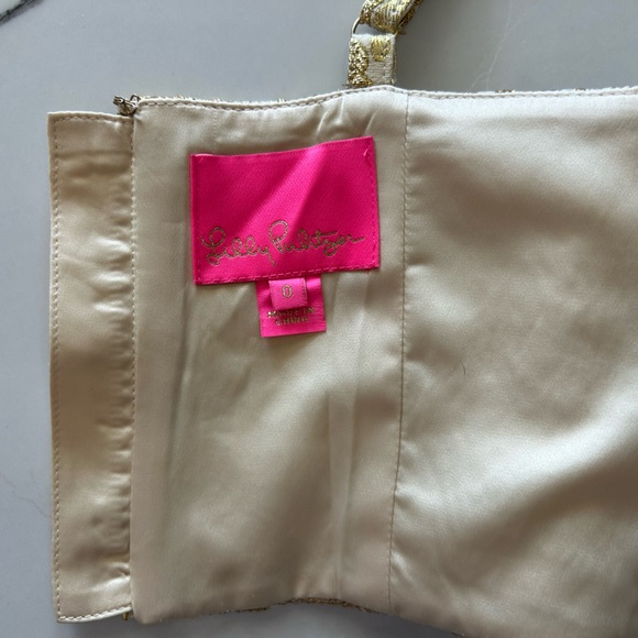 Lilly Pulitzer Dalsey Set Two Piece Gold - Picture 7 of 16